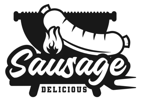 Wurst Premium Logo Design Vorlage