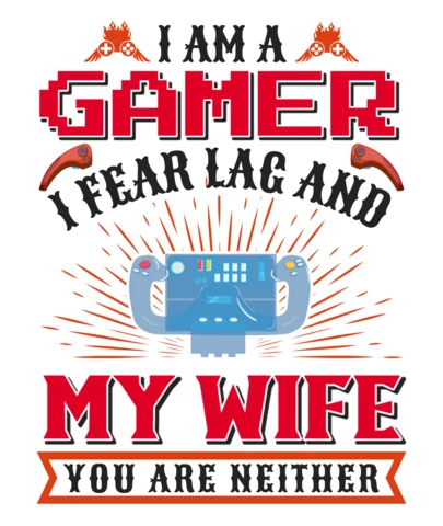 Modèle de design Retro gamer : craignez le lag et aimez votre femme