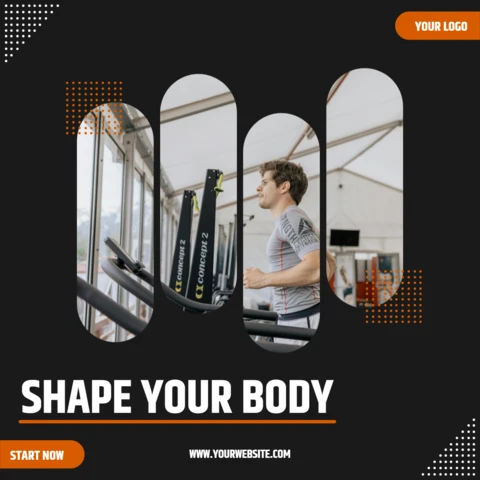 High-Impact Promotional Collage Instagram Post Design Template