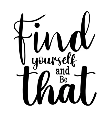 Find Yourself Inspirational T-Shirt Design Template