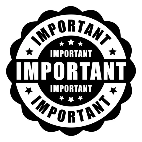 Important Stamp Logo Design Template