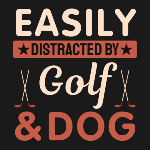 Le golf et les chiens sont une source de distraction pour les enfants