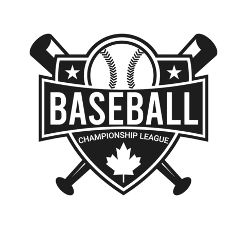 Szablon projektu logo sportowe mistrzostw klubu baseballowego