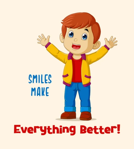 Cheerful Kids Design Template: Smiles Make Everything Better!