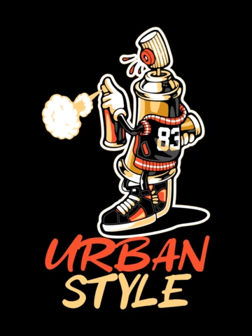 Urban Style Creative T-shirt Design Template