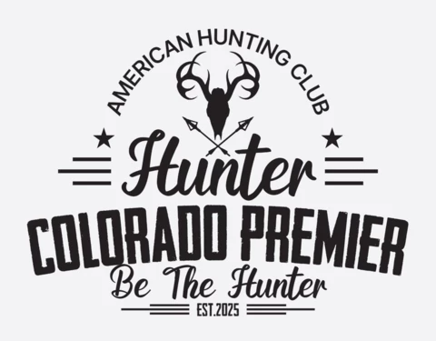 Hunting Club Logo Design Template Black