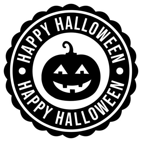 Happy Halloween Logo Design Template
