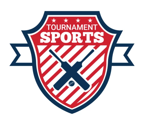 Cricket Tournament Sports Logo Design Template