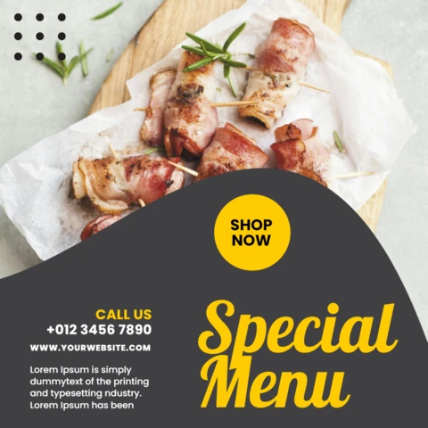 Eye-Catching Sale Promotional Social Media Post Design Template