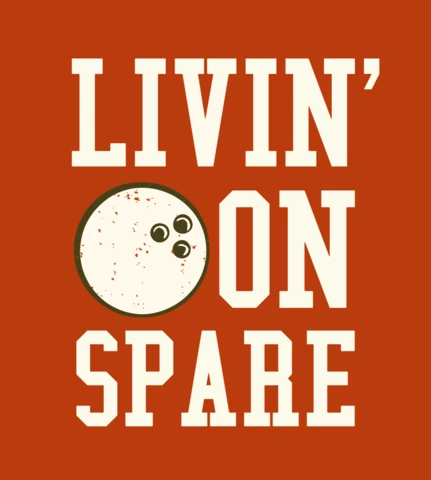 Bowling Ball Vintage T-shirt Design Template
