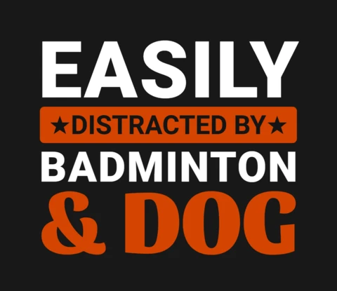 Le badminton et les chiens sont une source de distraction pour les enfants