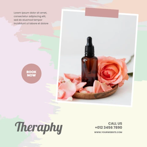 Amazing Beauty and Spa Advertising Social Media Post Design Template
