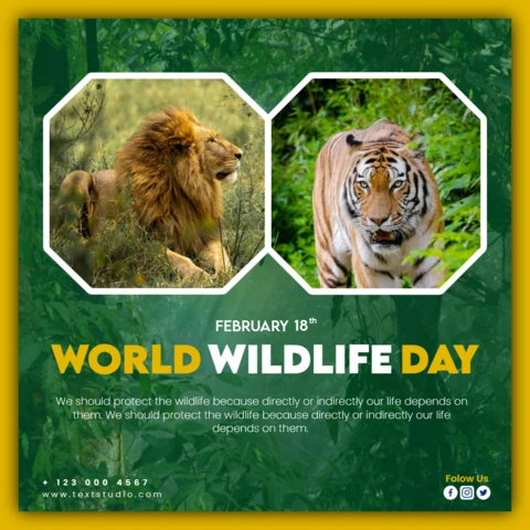 World Wildlife Day Design Template for Conservation Awareness