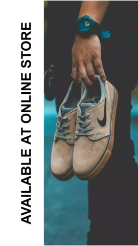 Online Store Sneakers Instagram Story Post Design Template
