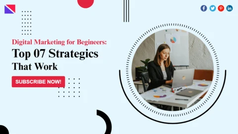 Marketing digital canal youtube thumbnail post design template