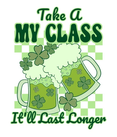 St. Patrick's Day Beer Mug Design Template for T-Shirts