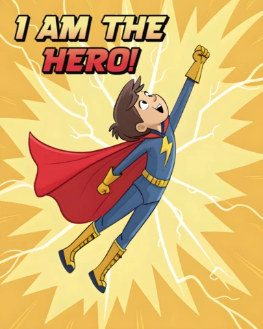 Modèle de design de super-héros pour les invitations d'anniversaire d'enfants
