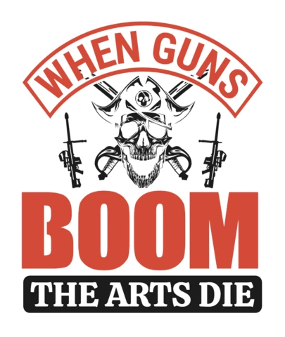Edgy Pirate Skull Design Template with Bold Typography
