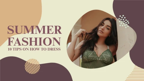 Summer Fashion YouTube Channel Thumbnail Post Design Template