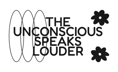 Psychology-Inspired Streetwear ‘Unconscious Speaks’ Mantra with Floral & Abstract Icons T-Shirt Design Template