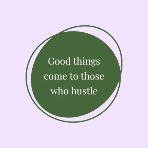 Good Thinks Abstract Inspiring Quote Instagram Post Design Template