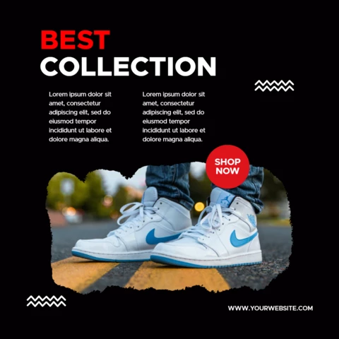 Fashion Store Social Media Post Design Template