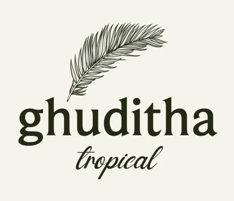 Tropical Leaf Logo Design Template