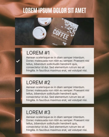 Coffee Product Promotion Instagram Post Design Template