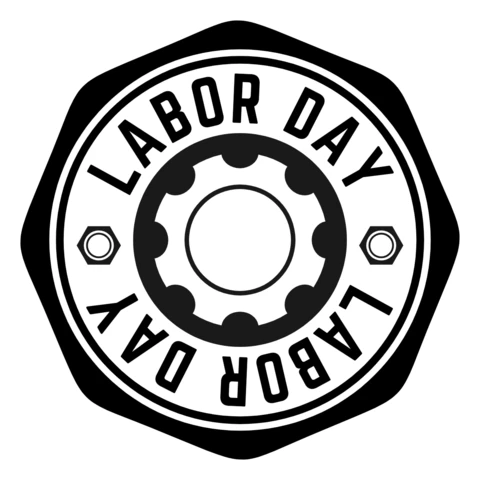 Labor Day Logo Design Template