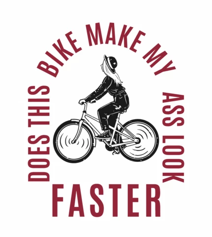 Modèle de conception de t-shirt vintage fille à vélo