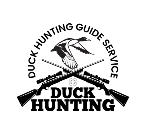 Duck Hunting Guide Service Logo Design Template