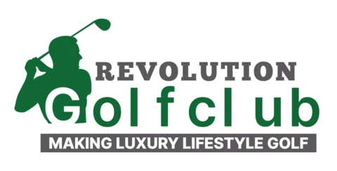 Modello di logo per club di golf