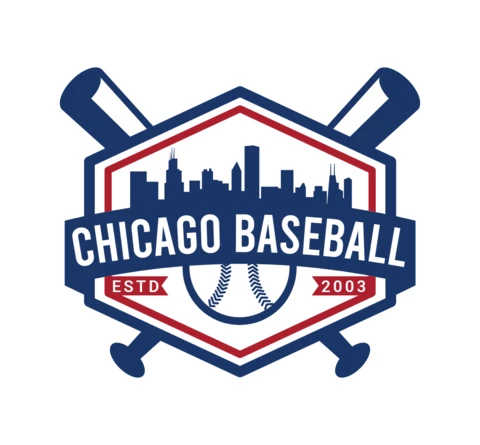 Chicago Baseball Club Championship Sports Logo Design Template