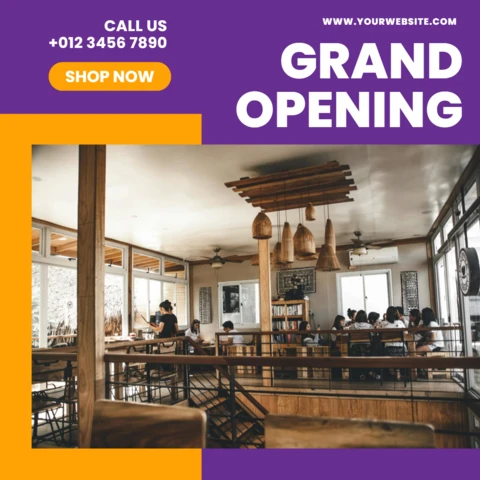 Striking Visual Pizzeria Menu Instagram Post Design Template