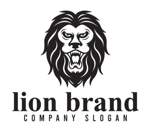 Lion Brand Logo Design Template