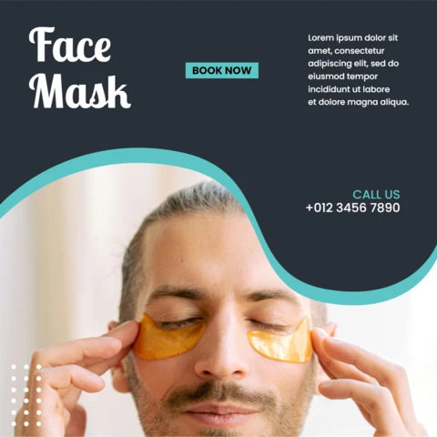 Modern Spa Center Promotional Instagram Post Design Template