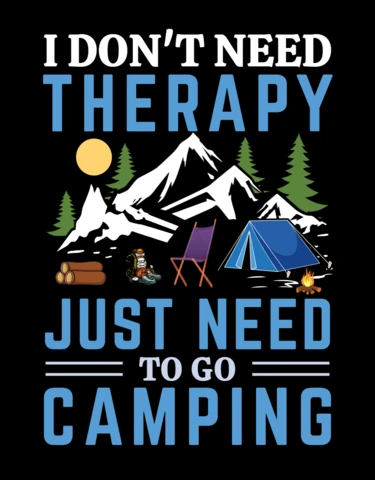 Je n'ai pas besoin de thérapie, j'ai juste besoin d'aller camper