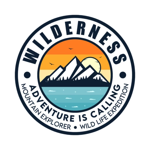 Wilderness Adventure Logo Design Template