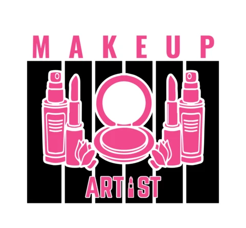 Makeup Artist T-Shirt Design Template