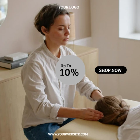 Ultra Minimalist Advertising Instagram Post Design Template