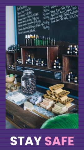 Purple Basic Ad Social Media Story Post Design Template