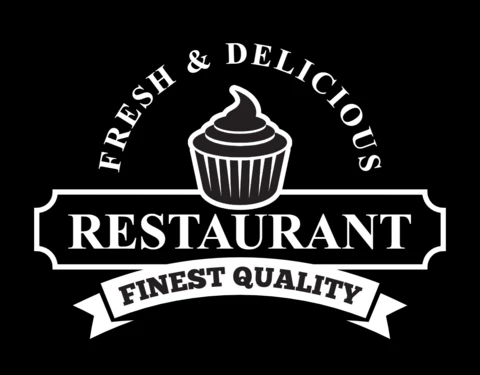 Retro Restaurant Logo Design Template