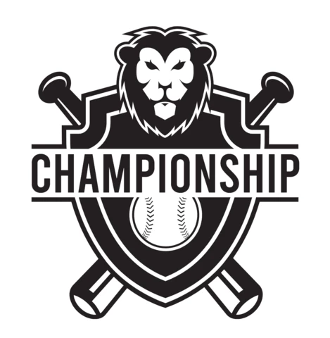 Szablon logo lwa mistrzostw baseballowych