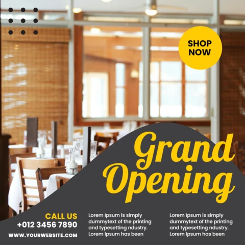 Striking Visual Pizzeria Menu Instagram Post Design Template