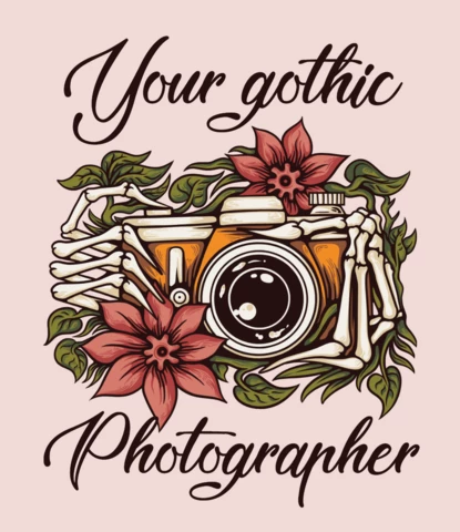 Logo personnalisable pour photographe gothique
