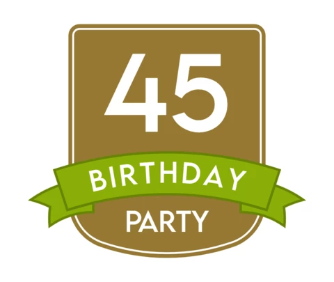 Birthday Party Badge Template Design