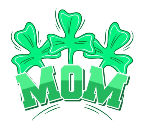 Modèle de design pour la fête de la Saint-Patrick avec des trèfles pour l'impression de t-shirts