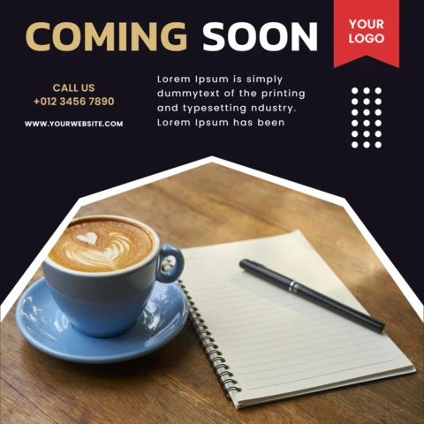 Coming Soon Instagram Post Design Template