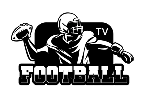 American Football Badge Logo Design Template
