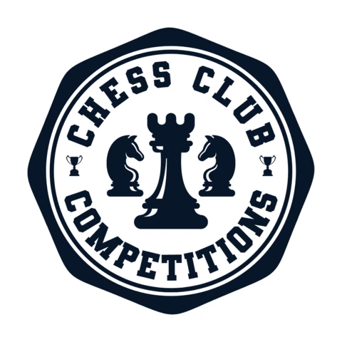 Chess Club Competition Logo Design Template